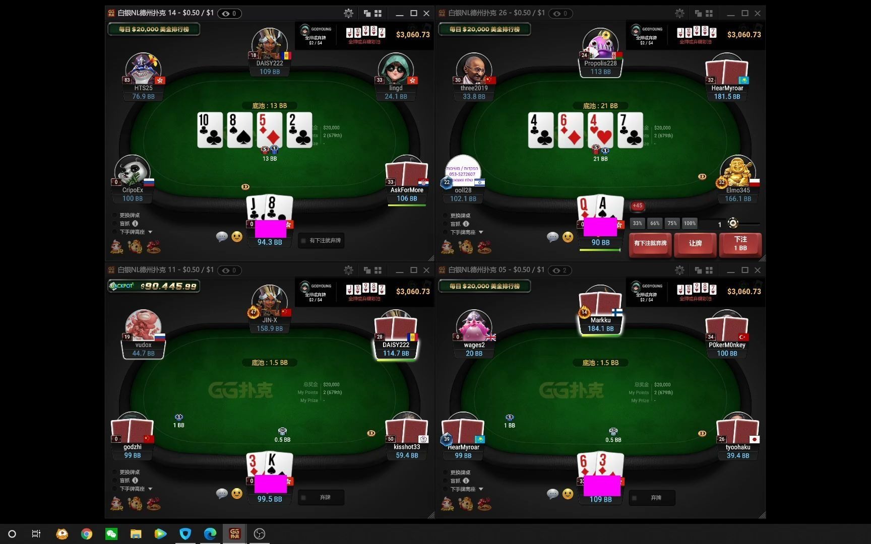 GG扑克 NL100 实战解说系列（五）_哔哩哔哩 (゜-゜)つロ 干杯~-bilibili