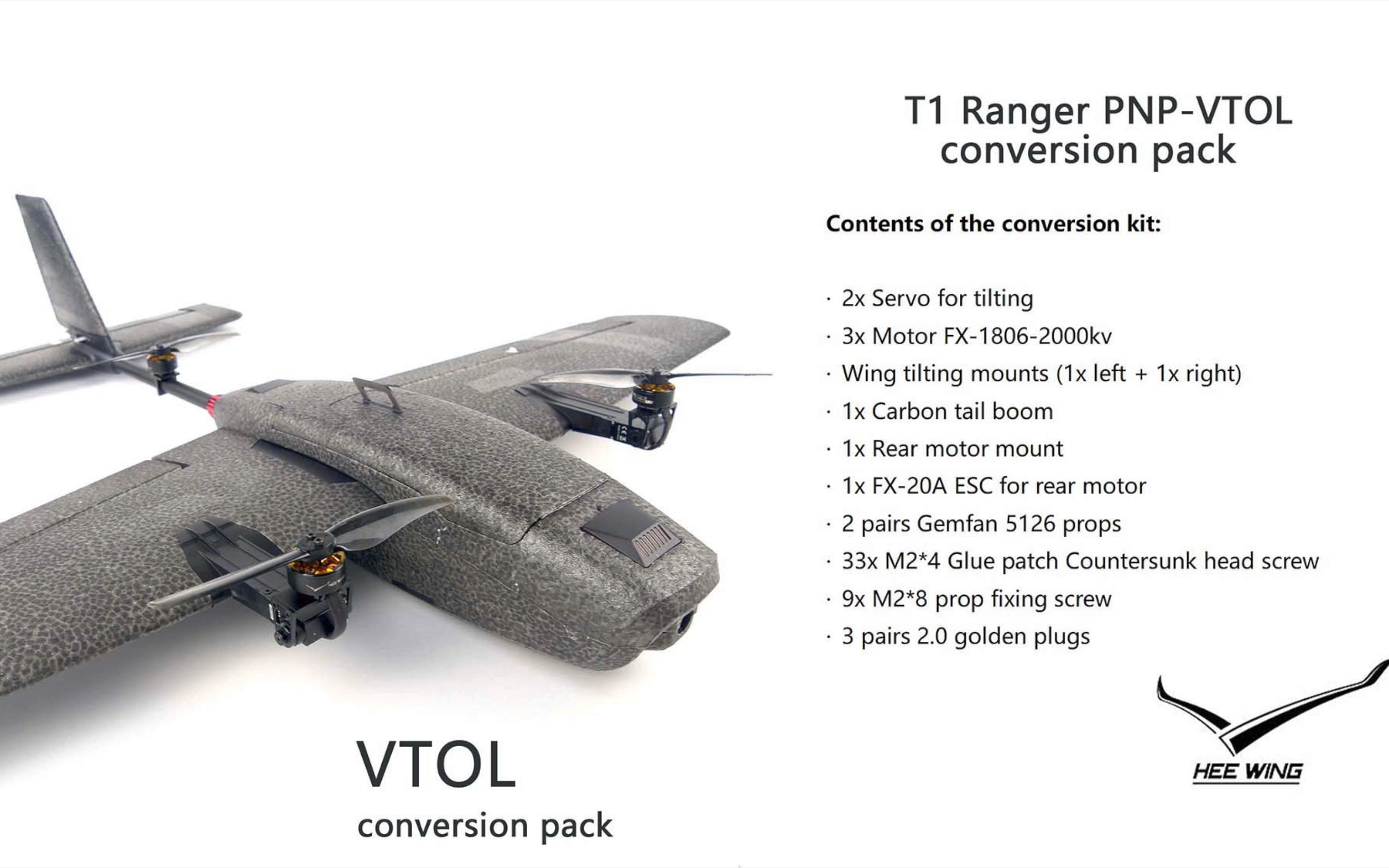 HEE WING T1：VTOL垂起教程第三部分之机翼安装_哔哩哔哩_bilibili