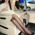 [2024-03-05 12-58-03][合创汽车上海直营店]性感薄黑丝高跟鞋美女直播卖车