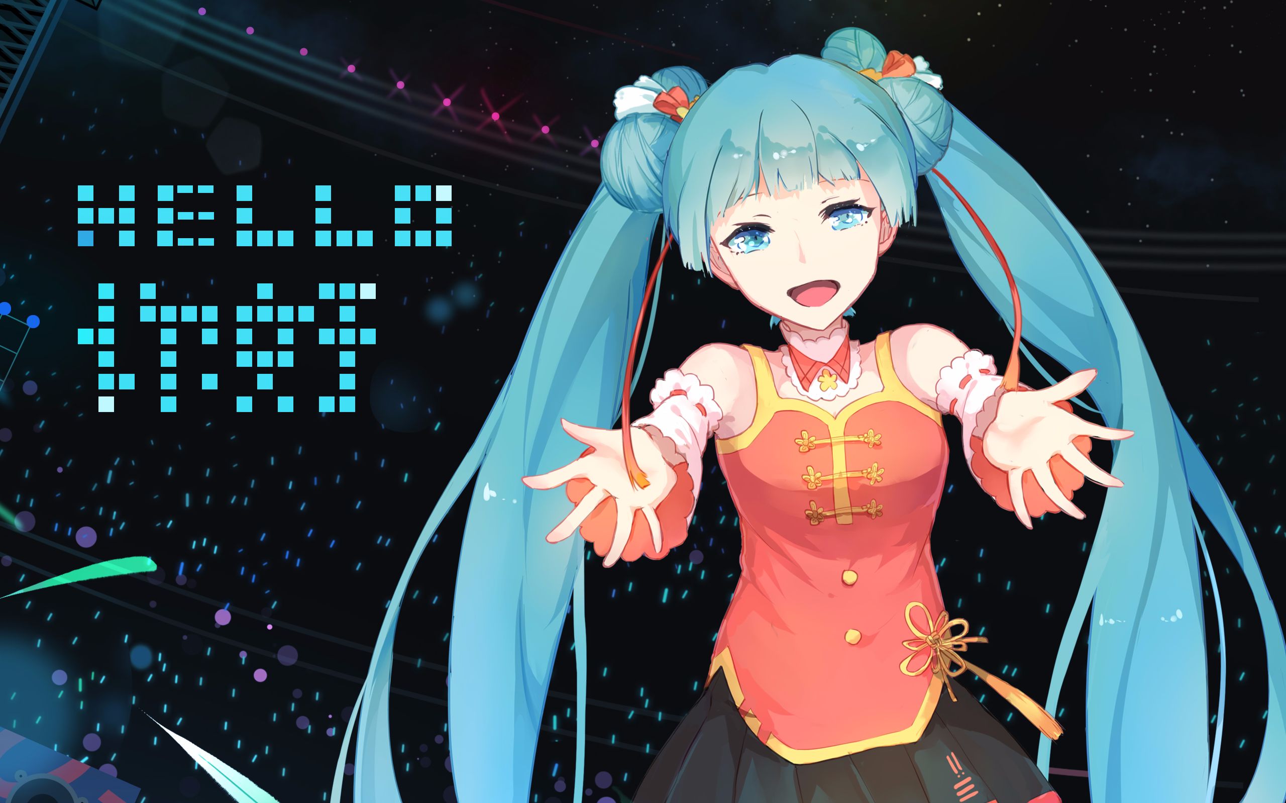 原创初音未来v4c中文版首发曲你好初音速特别版初音ミク