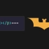 仅用一个 < p > 画出蝙蝠侠同款飞镖！