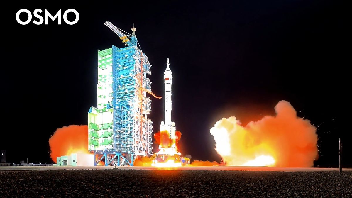 【全 景 视 频】前排观看！沉浸式体验神舟二十一号火箭发射