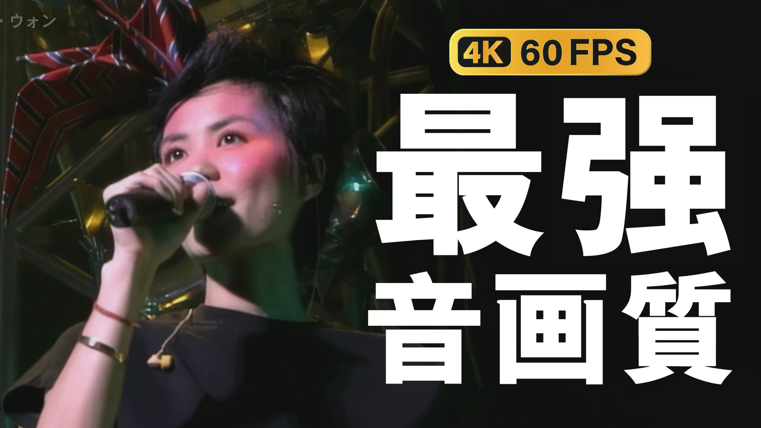 【4K60帧+独家音轨】王菲 全面体演唱会（日本武道馆）全网最佳音质+最佳4K修复效果+外挂字幕