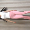 清纯美女网红大长腿粉色紧身裤优美曲线翘臀动感热舞慢摇 D