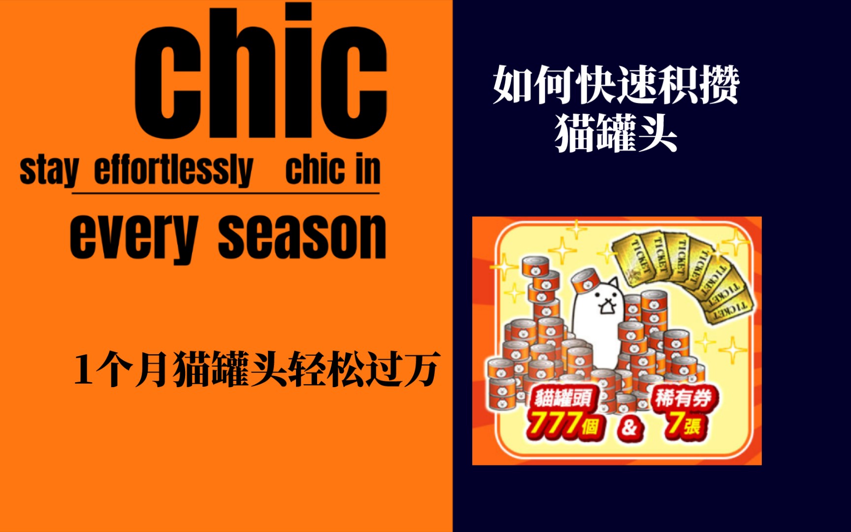 【猫咪大战争】如何快速积攒猫罐头&猫罐头的规划