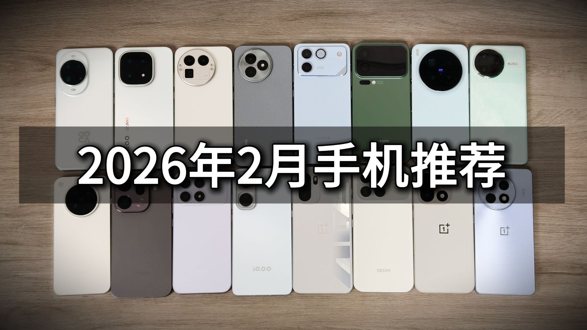 “手机，我只买跳水的”，2026年2月手机推荐