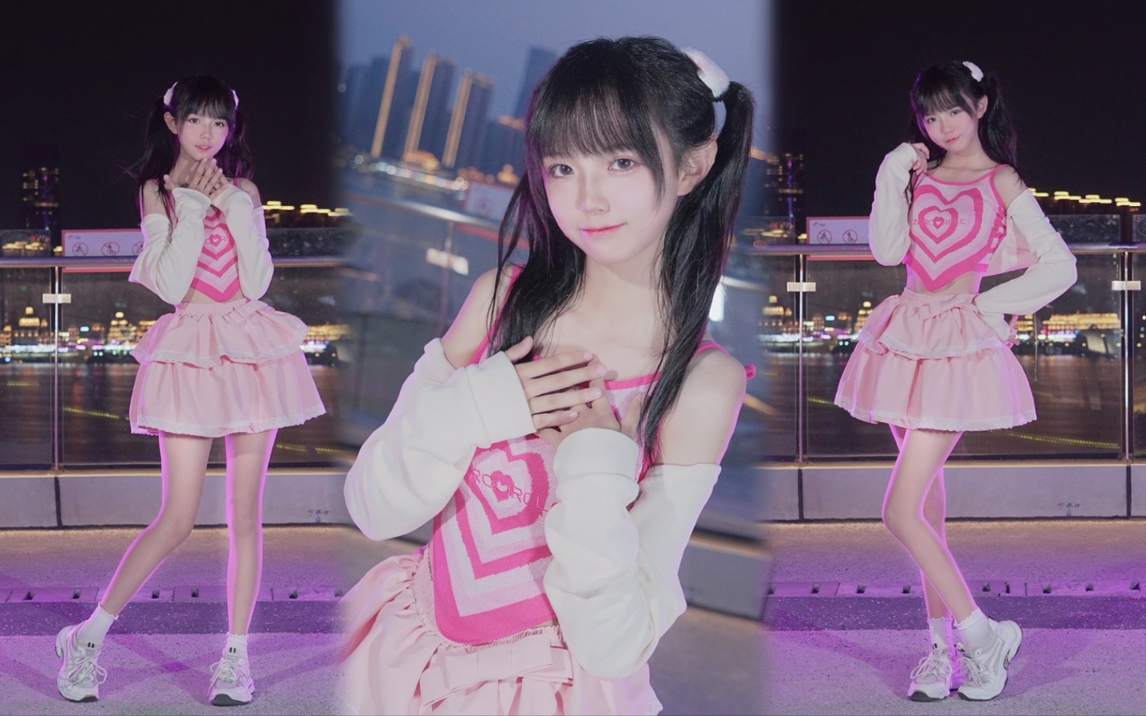 For those of you who like sweet girls, you're in luck. ❤️ Rooftop Du ~ [Gu Gu dududu]