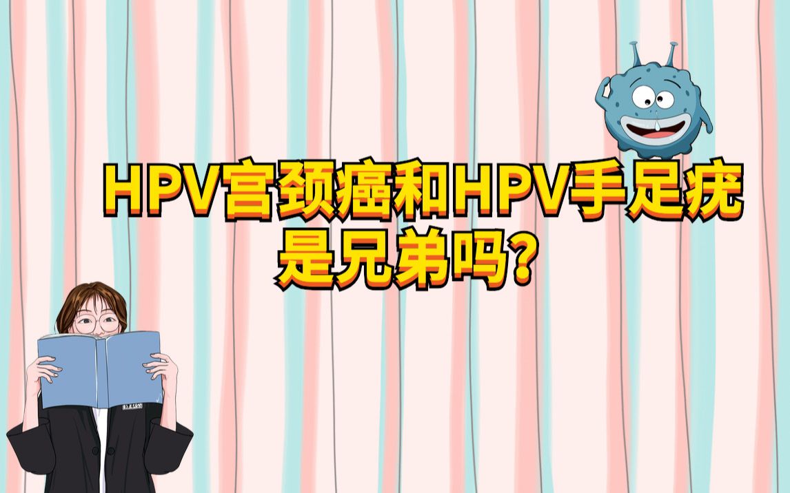 HPV宫颈癌和HPV手足疣是同胞兄弟吗哔哩哔哩bilibili