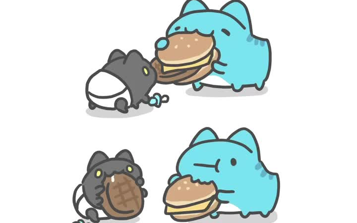 咖波与小黑猫（BugCat Capoo）