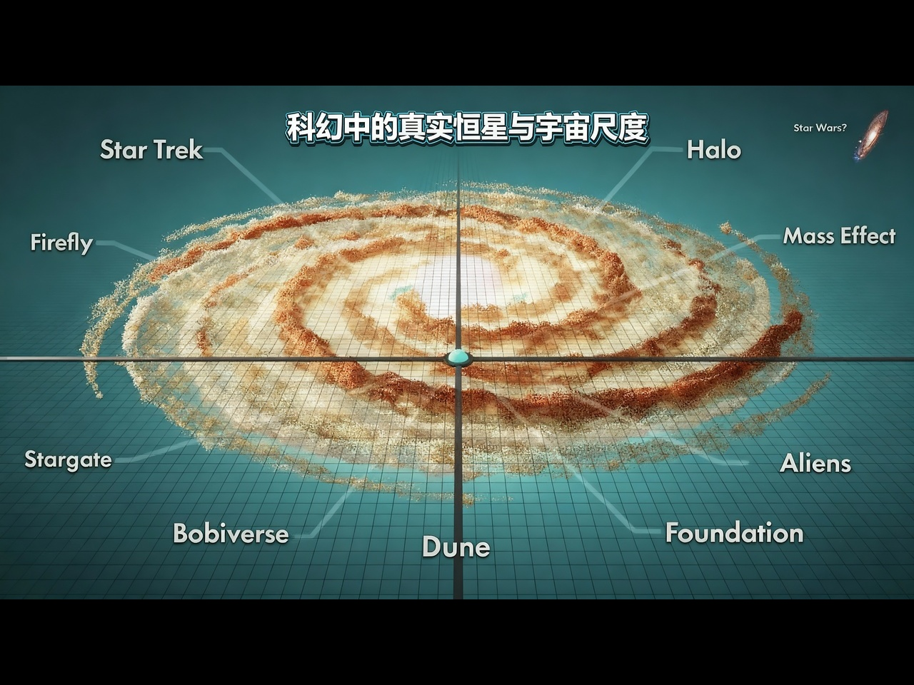 【中配】科幻作品中的真实恒星与宇宙尺度 - The Overview Effekt