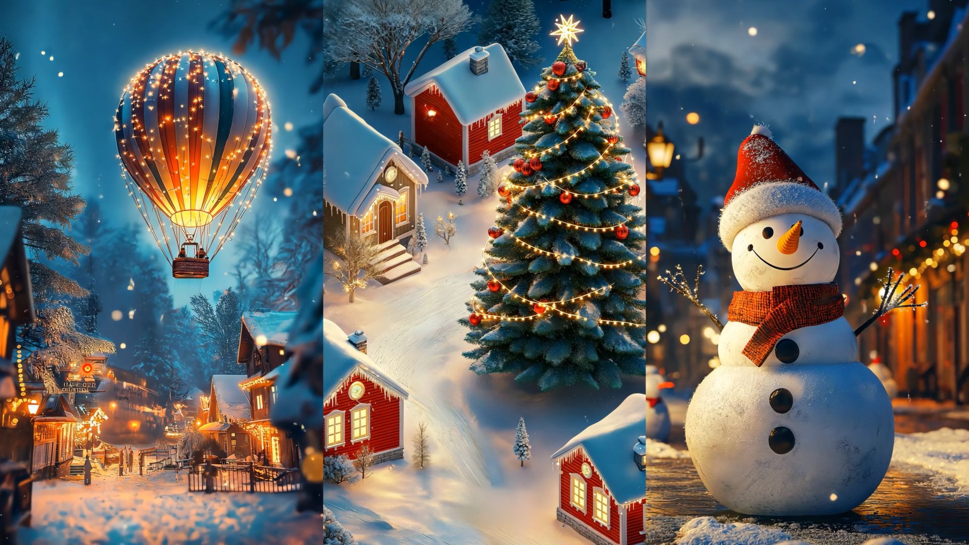 可商用视频素材｜竖版圣诞节平安夜快乐祝福