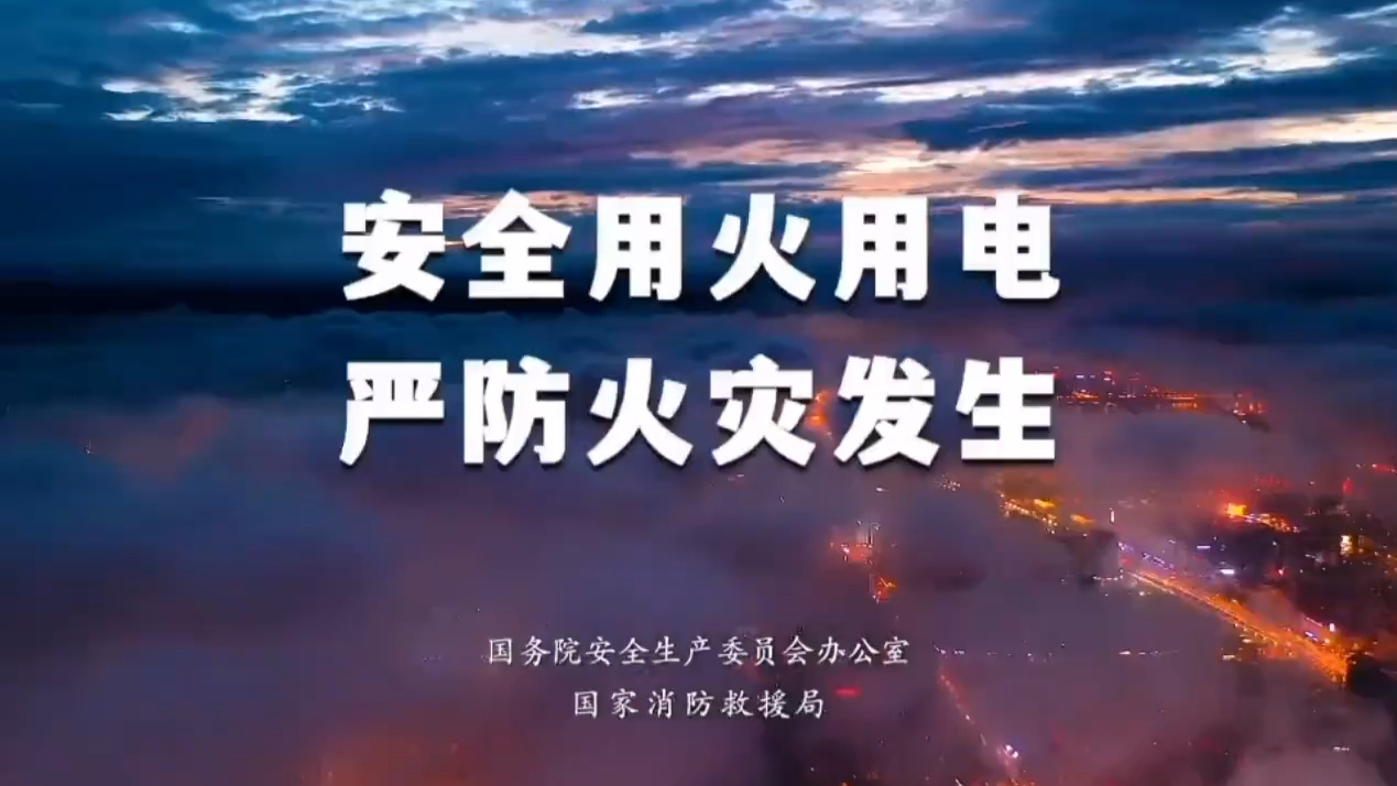 2025年全国消防宣传月官方警示片《安全用火用电，严防火灾发生》