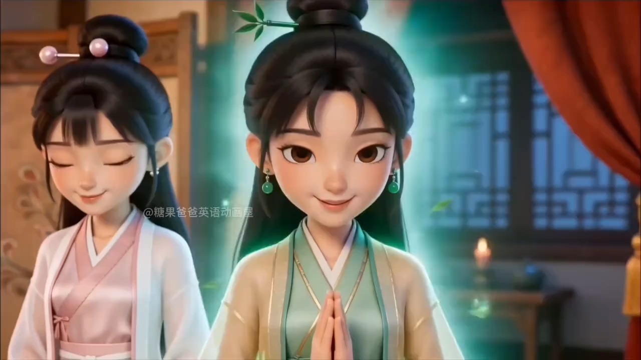 【英文磨耳朵】【西游记】第51集 AI动画片 英文版 中英文双语字幕