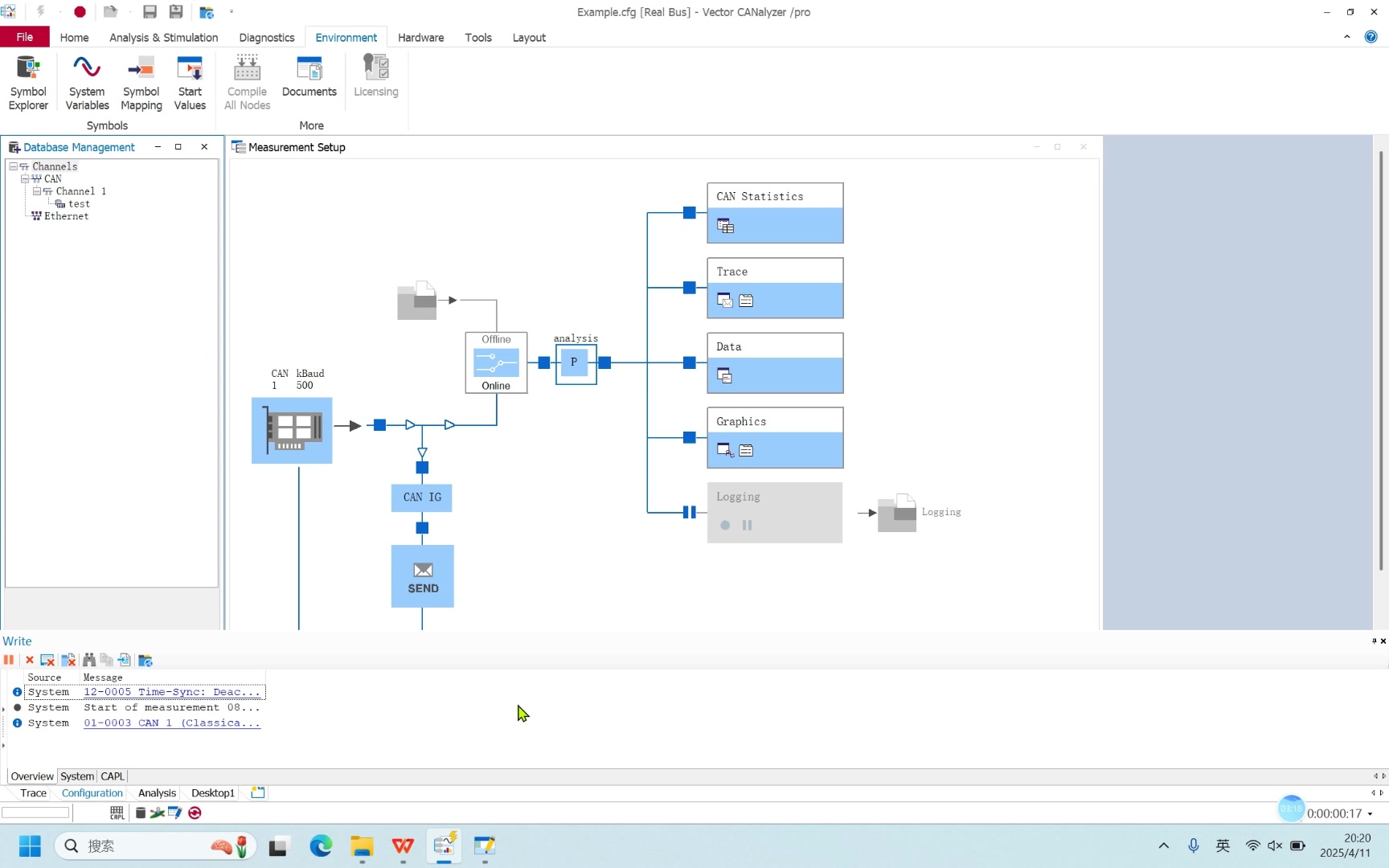 五分钟学CAPL - 5.2 系统变量实操