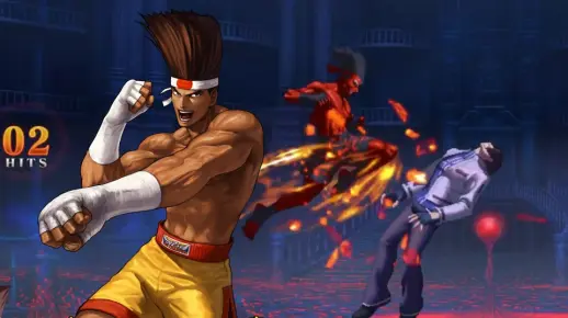 拳皇13：被这个东丈摸到一次机会就晕，还玩个毛毛