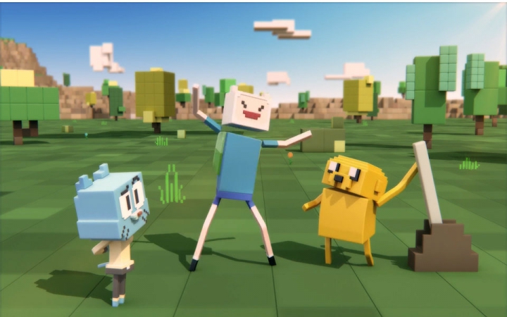 【短片】探險時光 Adventure Time // Cartoon Network LATAM. Voxel ID_哔哩哔哩 (゜-゜)つロ