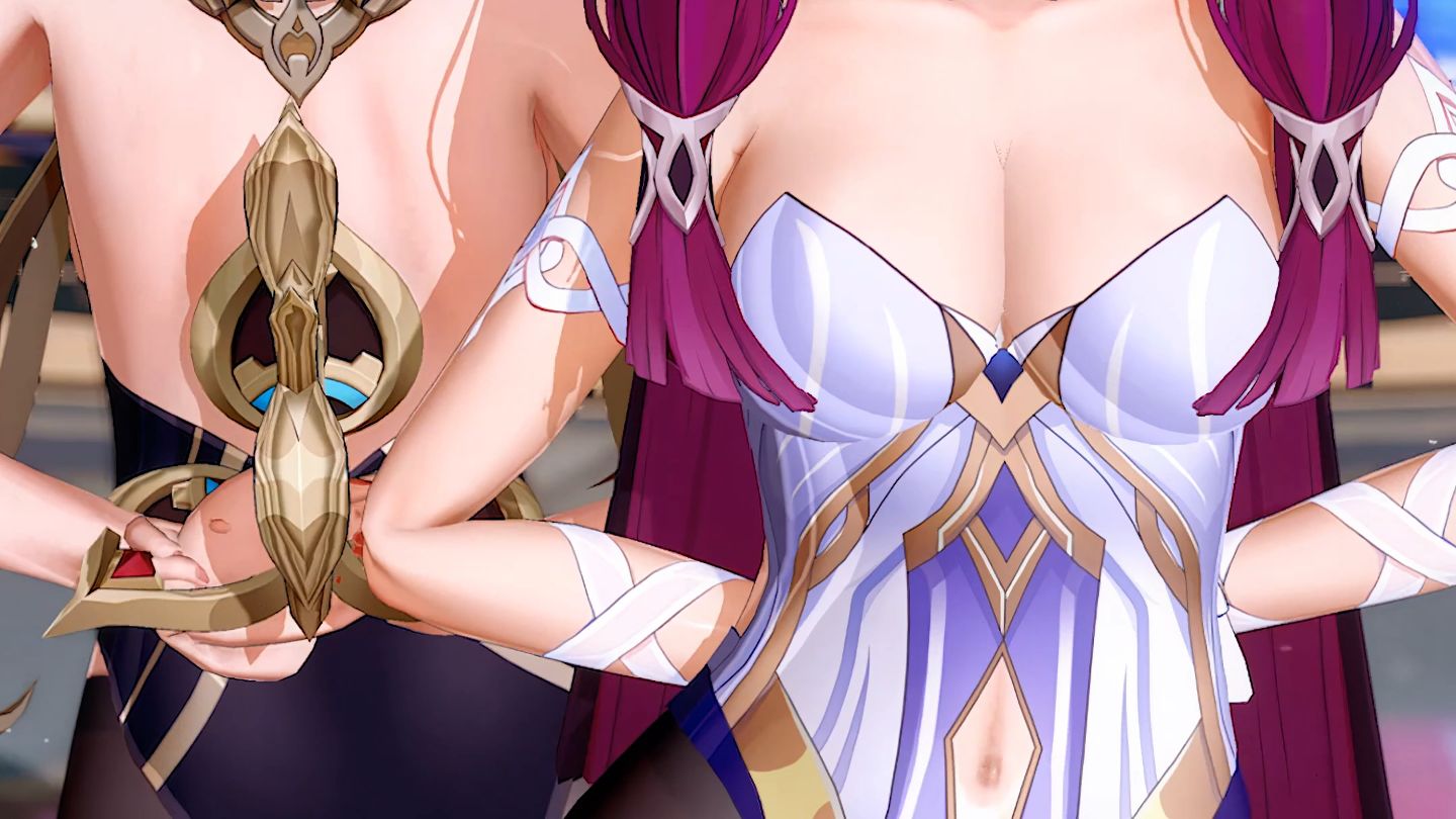 The girl's about to pass out if she shakes any harder🥵