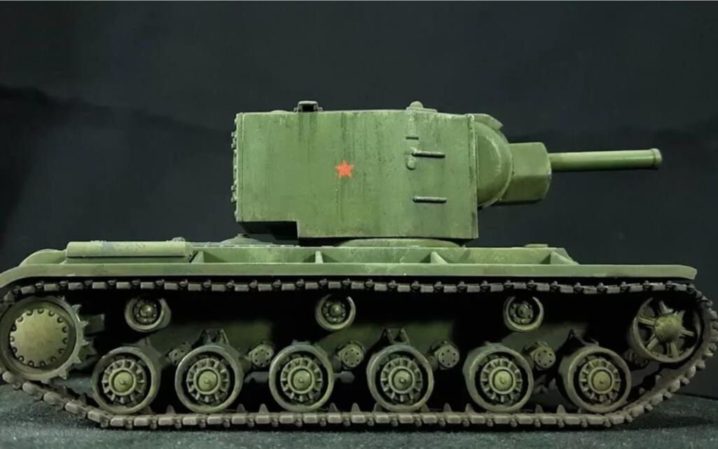 he涂装上色warlordkv12苏联重型坦克28mm