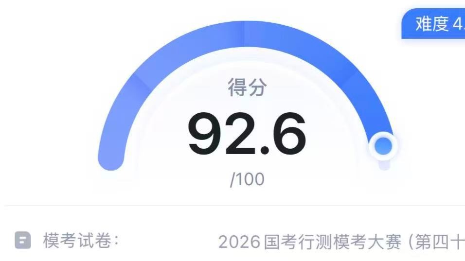 2026年国考行测模考第40季复盘（政治理论）