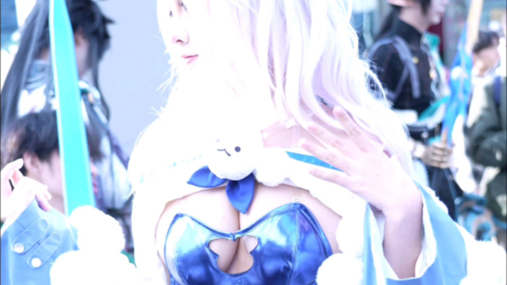 [Bunny Girl Raffia Cosplay] - Sweet Little Bunny, Big Thunder White Stockings Sequel 2