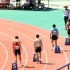 广东省大学生运动会男子乙B组800米决赛，第一名用时1分56秒95