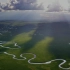 【地理素材】弯弯曲曲的莫日格勒河（地转偏向力、河漫滩、牛轭湖)