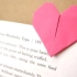 小粉丝手工：简单易学的爱心折纸书签, 好看又好用, 刚开学的你需要来一个么