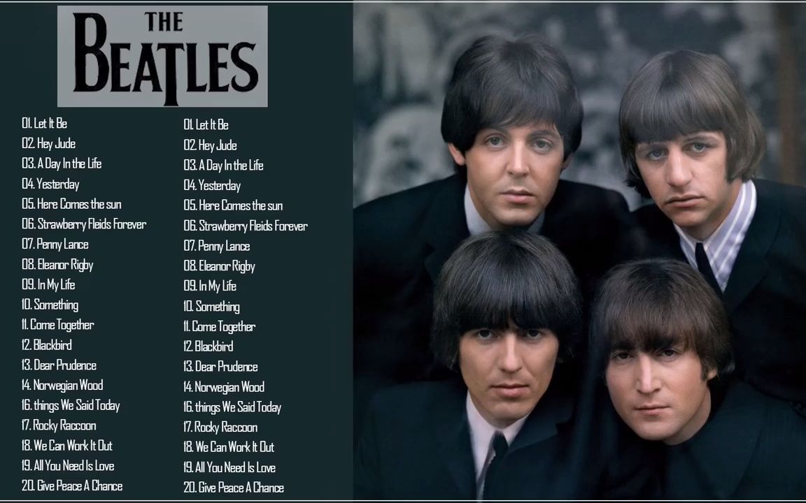 披头士 甲壳虫乐队金曲精选 Best The Beatles Songs Collection