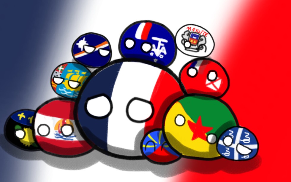 波兰球法兰西与他的殖民地们