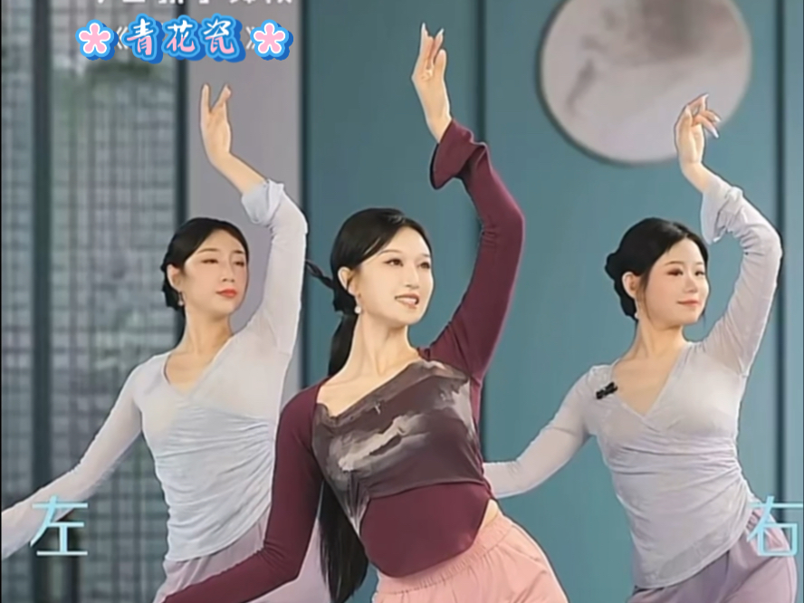 韩婳中国舞 舞段《青花瓷》沉浸式练习 0.5倍速+0.8倍速 纯带练无课间