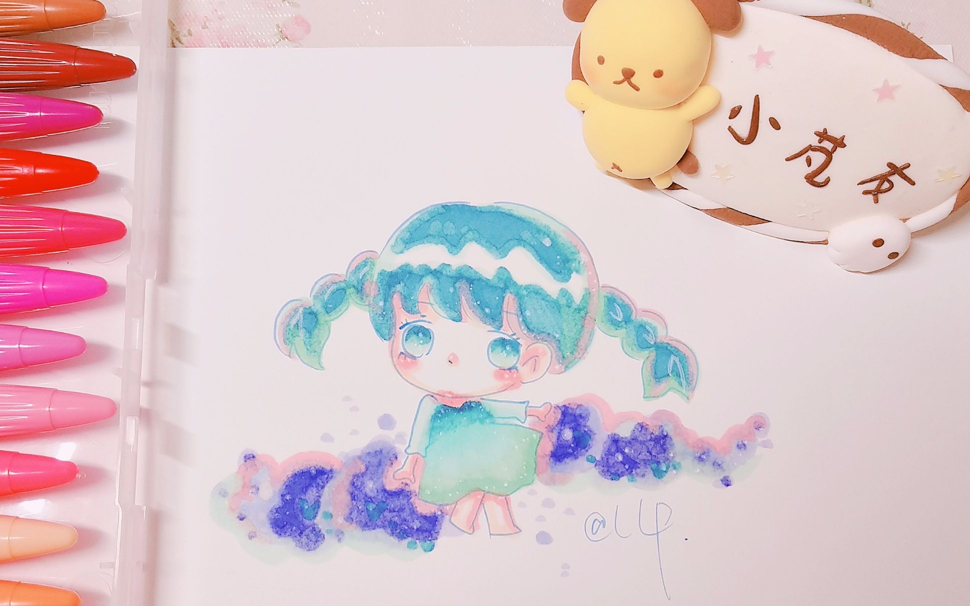 【芃的原创q版星座拟人】天蝎座