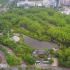 航拍惠州大亚湾红树林公园，一个城市里的湿地公园