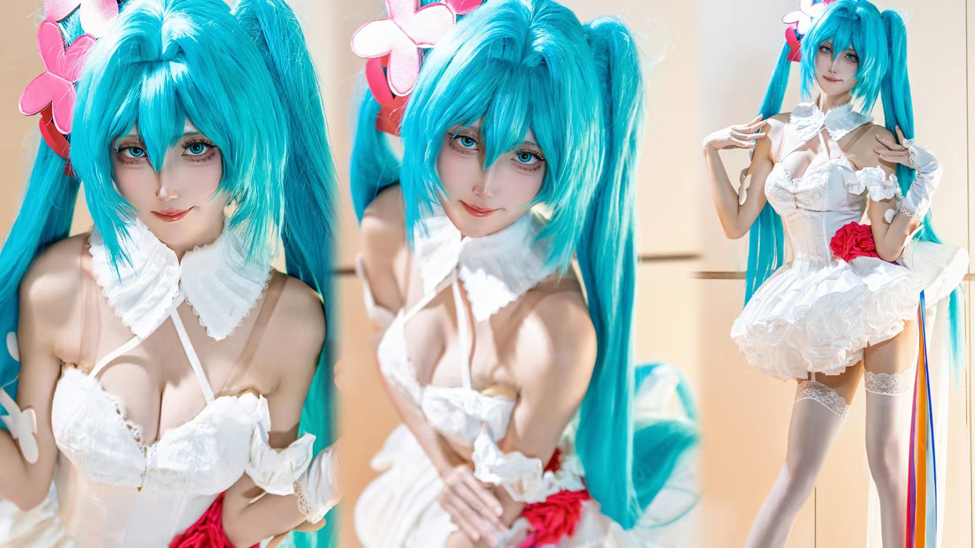 呐…请好好看着闪闪发光的我吧♡