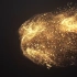 z82 震撼金色粒子金沙粒子飘散汇聚公司企业标志logo动画片头视频ae模板