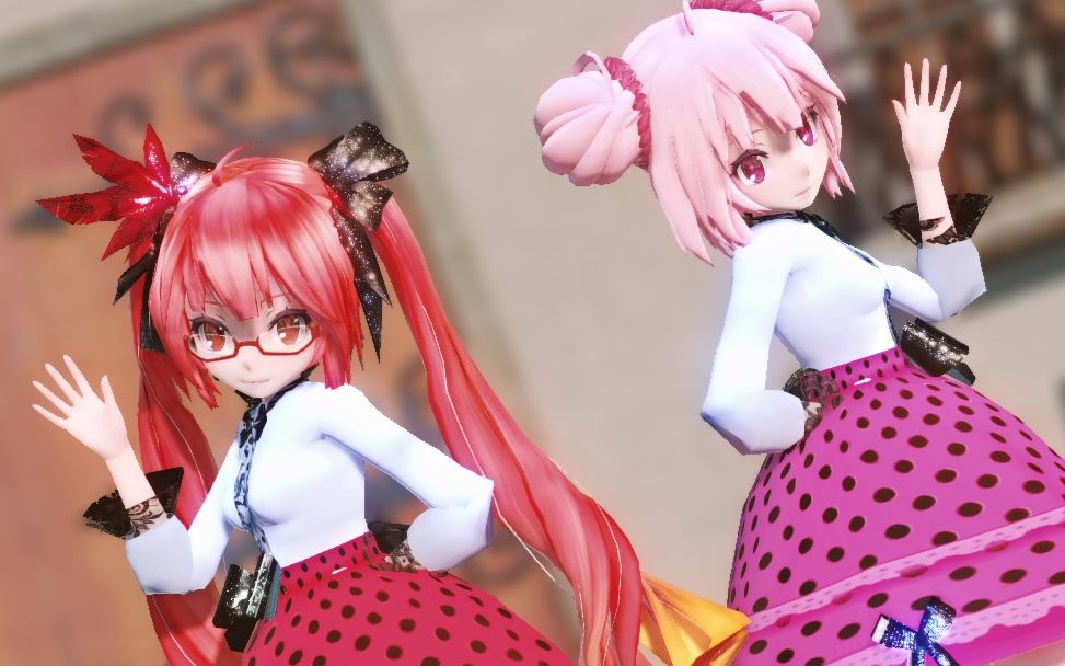 【王者荣耀mmd】想来一块蛋糕吗?小乔x安琪拉,sweet magic