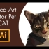 Adobe Illustrator教程：彩色矢量宠物猫肖像绘制