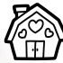 如何画6个房子给6个无家可归的小动物，住进新房子真开心#幼儿趣味填色简笔画