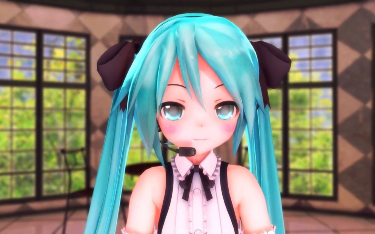 【mmd】 miku-可爱哥特萝莉【三妈mmd】刹那plus/setsuna plus【三妈