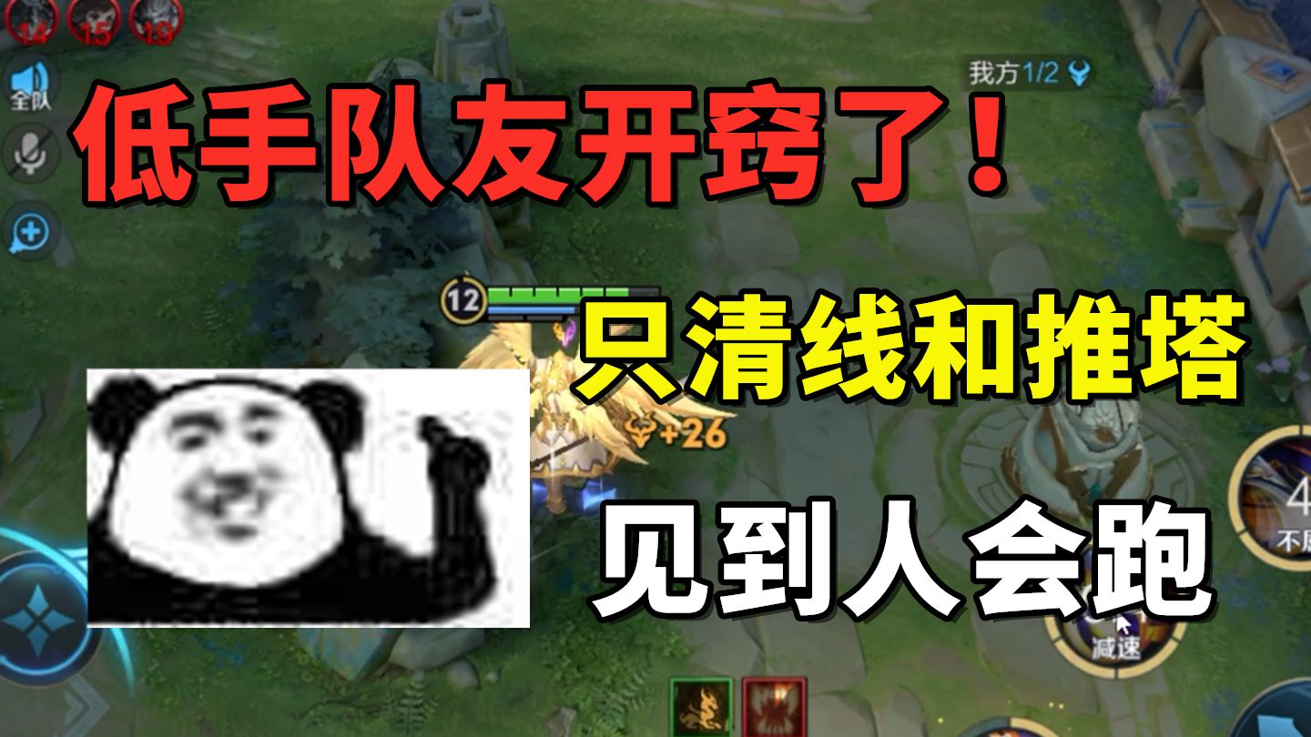 队伍里的低手突然开窍了，只玩PVE，不再坑队友