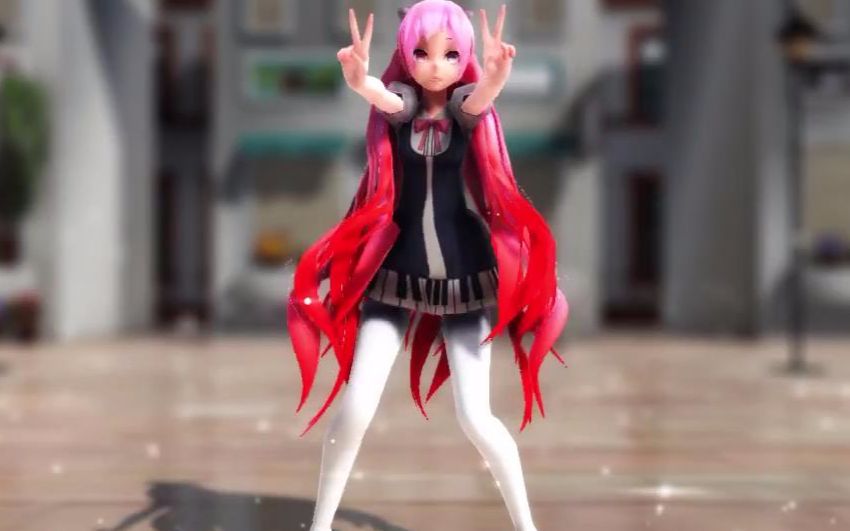 [mmd] 活力白丝 阳光少女luka「do re mi fa rondo」