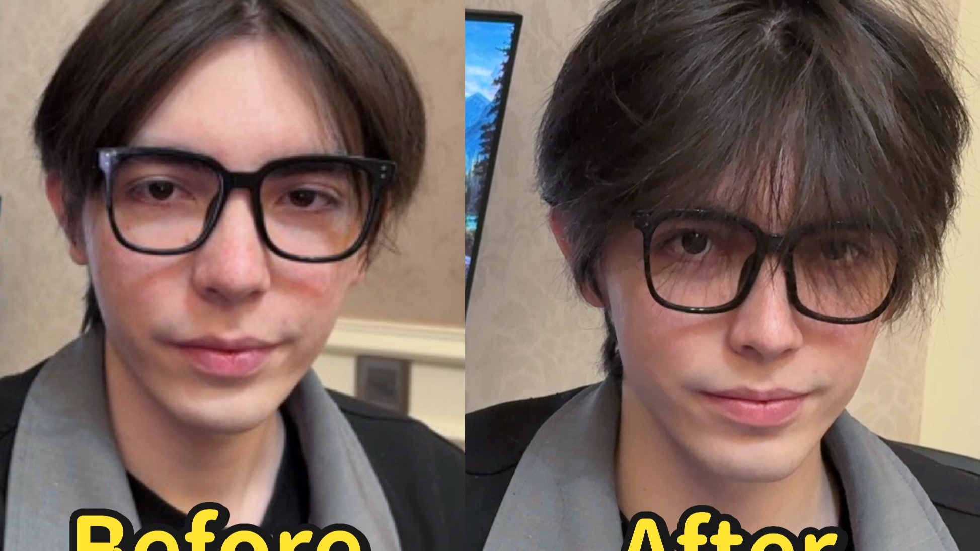 教焚决了！男生爆改变帅成本有多低？？？