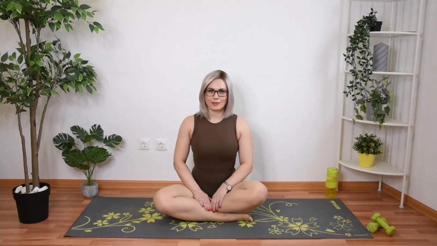 Ms. Corrie's latest yoga instruction