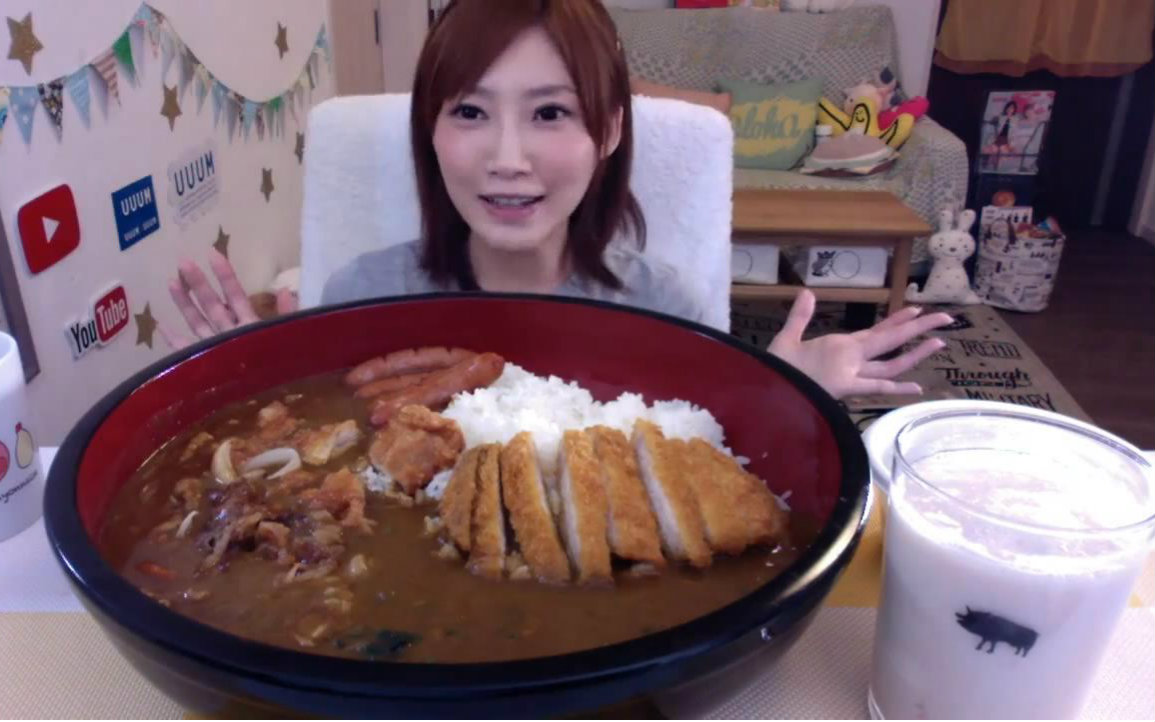 木下大胃王生肉木下0515晚餐直播coco壹番屋咖喱