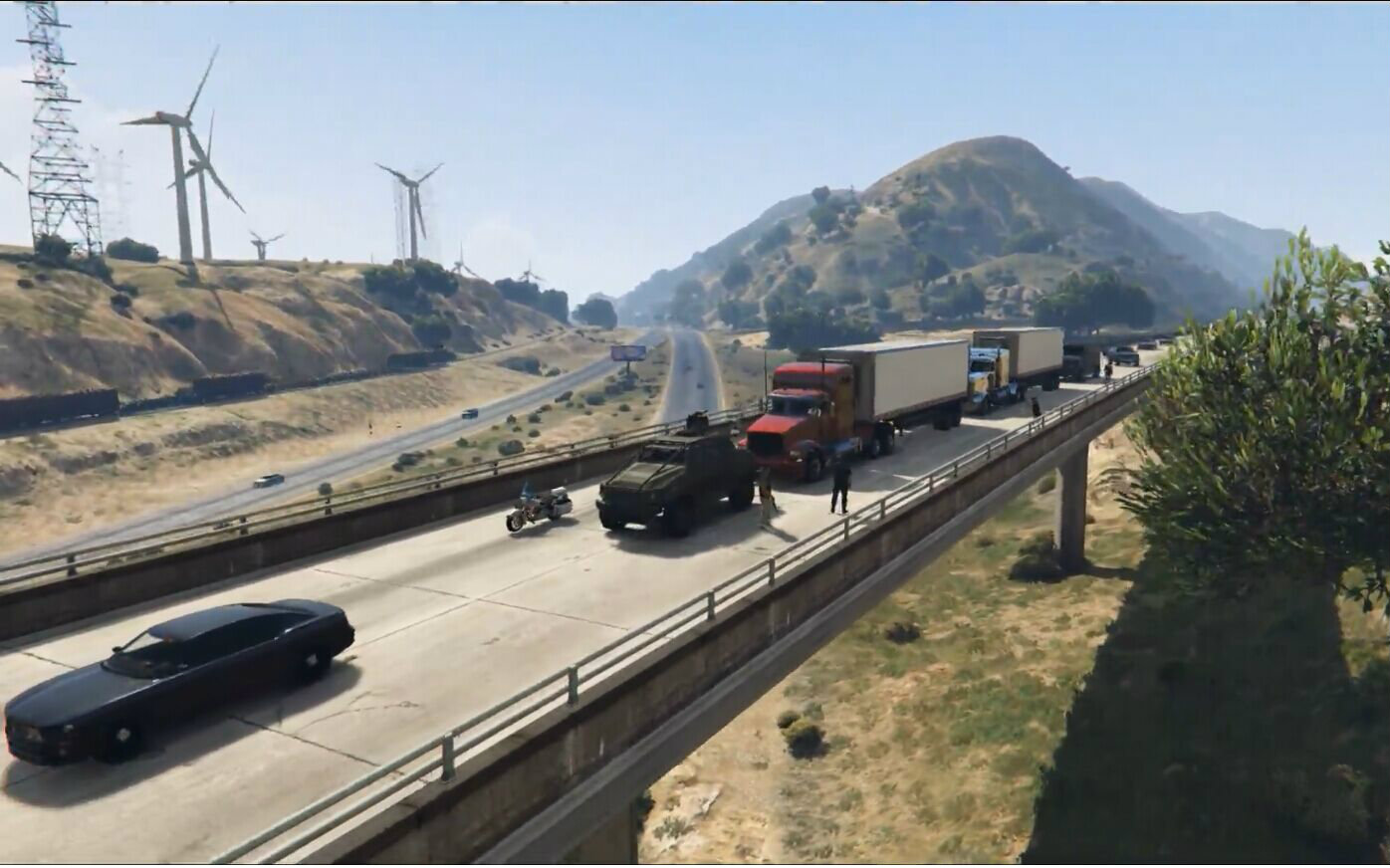 【gta5】jobless thugs 护送车队