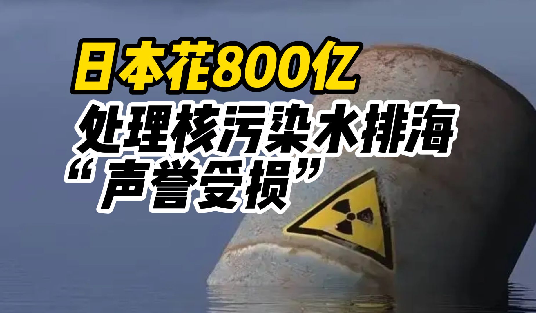 福岛议员称日本政府花800亿处理核污染水排海“声誉受损”