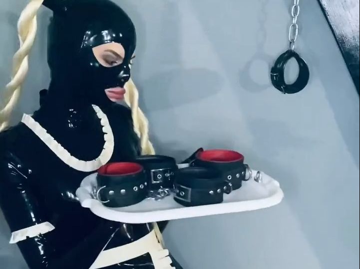 The maid is here to serve you.