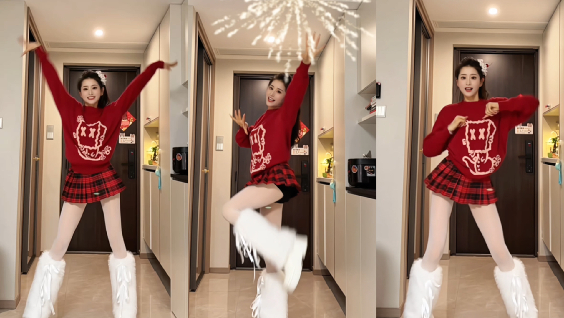 【腿腿】爆竹声中一声除！这一跳又长大一岁啦！