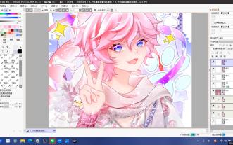 sai2小妙招之图片导入和图层移动