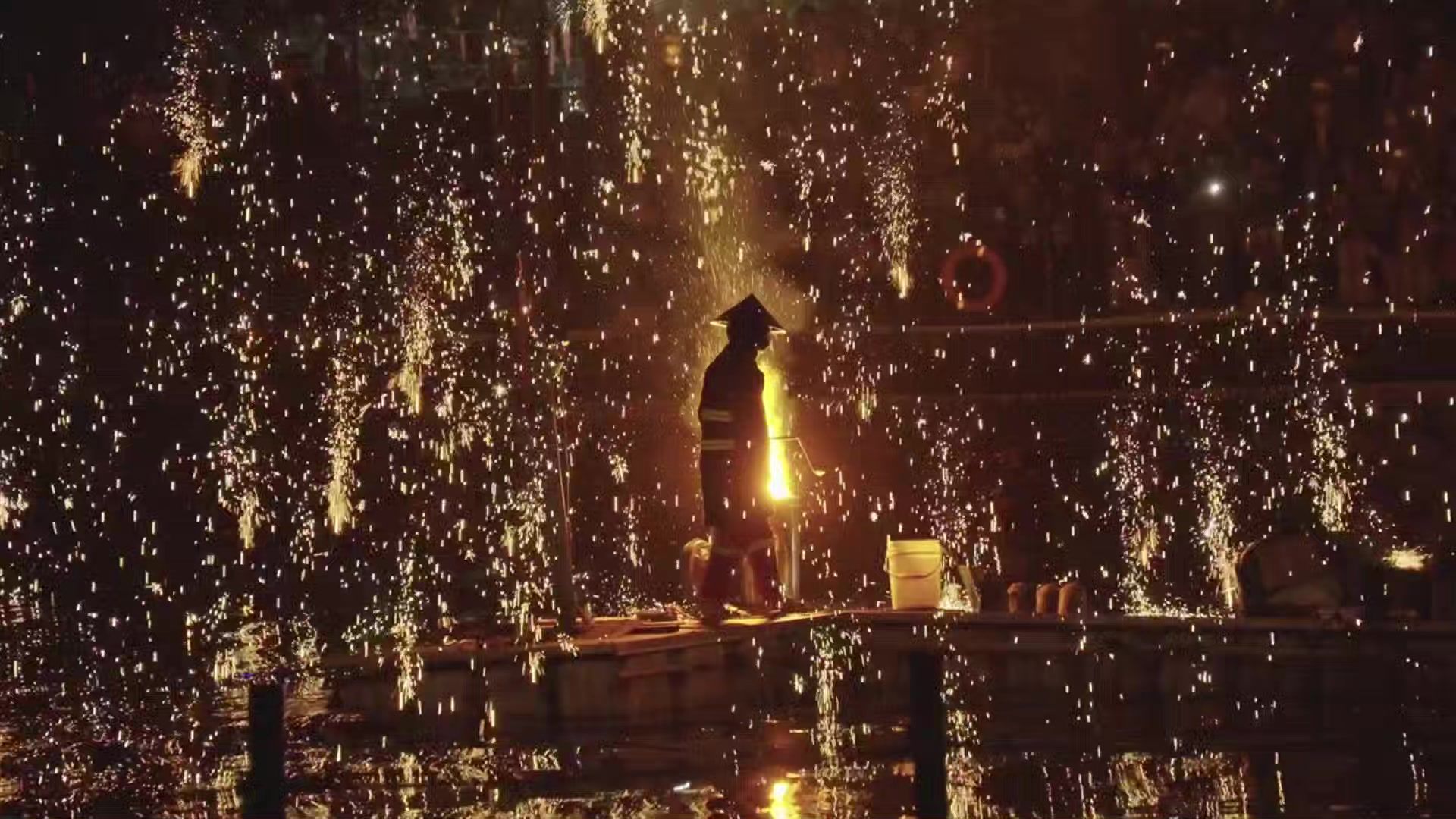 【空镜素材】打铁花2