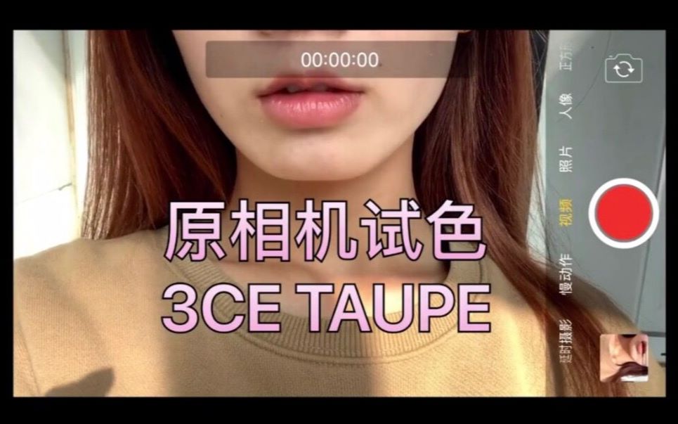 【试色】秋冬必败!3CE TAUPE哔哩哔哩bilibili